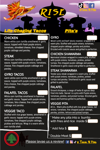 LEBANESE TACOS 